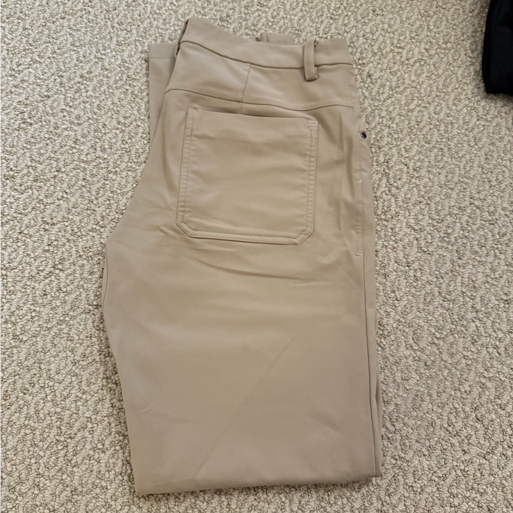 Men's Tan Lululemon ABC pants
